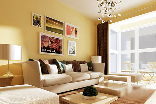 漸變色背景墻,讓您的居室變得神秘浪漫