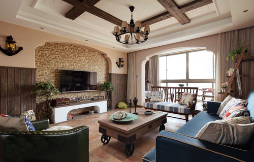 美式背景墻 為家居帶來(lái)更溫馨的感覺