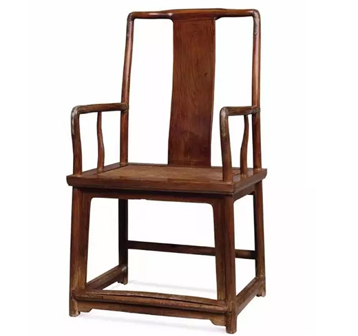 古典家具升值速度驚人：清早期的黃花梨南官帽椅
