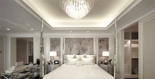 歐式風(fēng)的奢華時尚，淺色古典家具烘托質(zhì)感