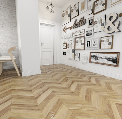 玄關(guān)鋪上世友地板，開門即驚艷!