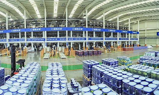 晨陽水漆與富煌木業(yè)達(dá)成戰(zhàn)略合作，共筑人類綠色生活空間!