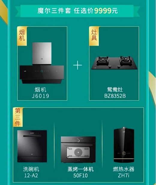 “三好”廚電產(chǎn)品成為爆款，華帝618大促強(qiáng)勢登榜