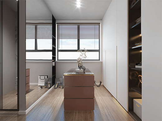 203㎡現(xiàn)代輕奢風，無主燈設計讓人挪不開眼