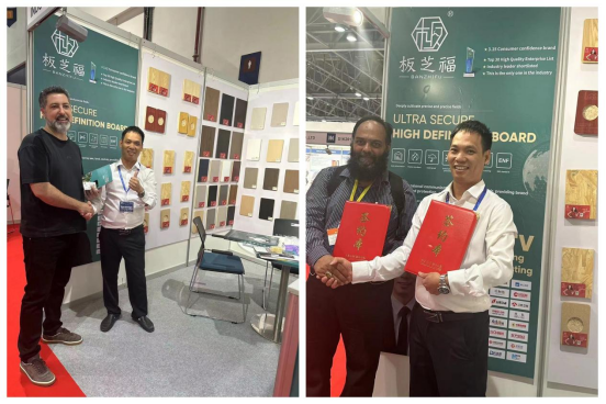 新質出海，閃耀中東丨板芝福板材亮相阿聯(lián)酋BDE建材裝飾展